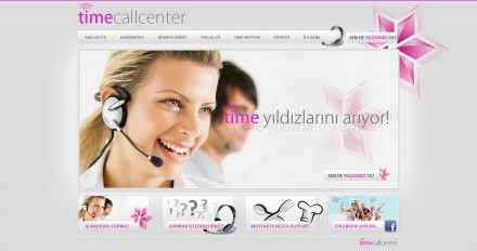 Time Call Center İnternet Sitesi